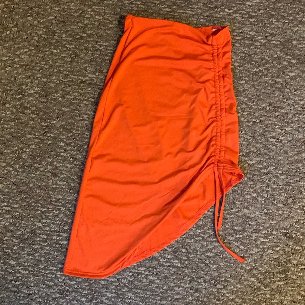 Asymmetrical Side Tie Skirt